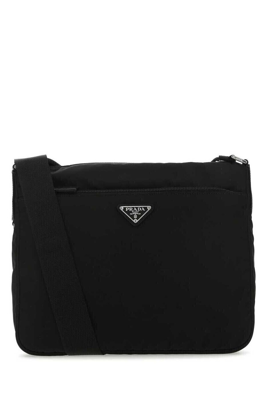 Prada Re Messenger Crossbody Bag Black